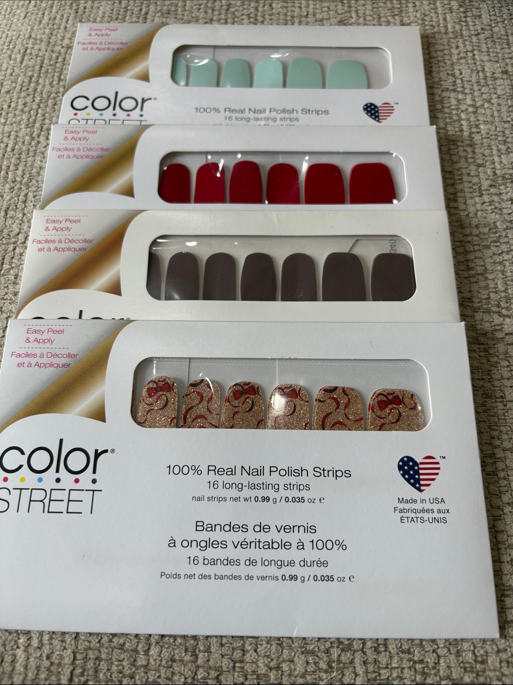 Color Street Nail Polish Strips - Assorted Colors